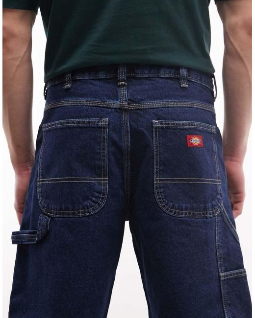 Dickies Blue 1993 11" Carpenter Jean Shorts for men