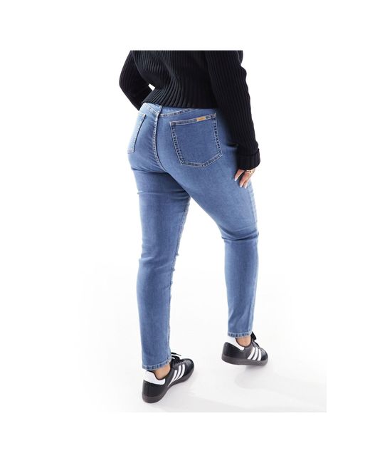 ASOS Blue Asos Design Curve Ultimate Skinny Jean