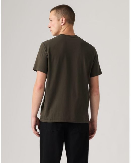 Levi's Black Essential Cotton Tee for men