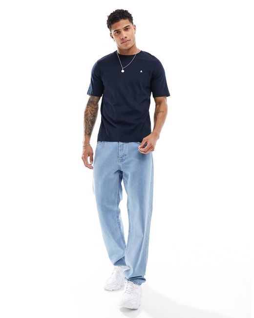 Jack & Jones Blue T-shirt With & Logo for men