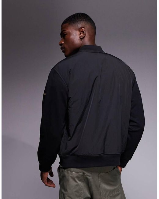 Boss Blue Smartcore Zip Through Bomber Jacket for men