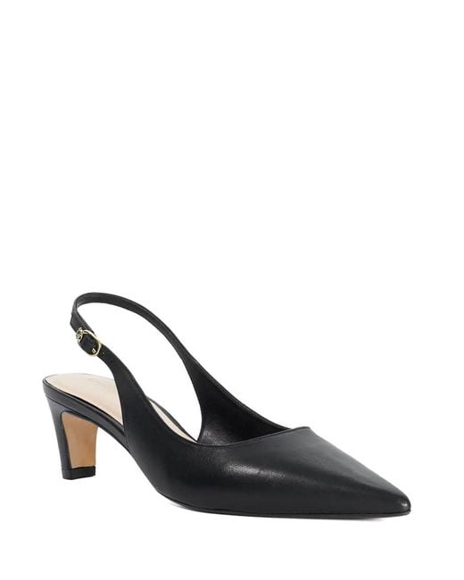 Dune Black Connection Slingbacks