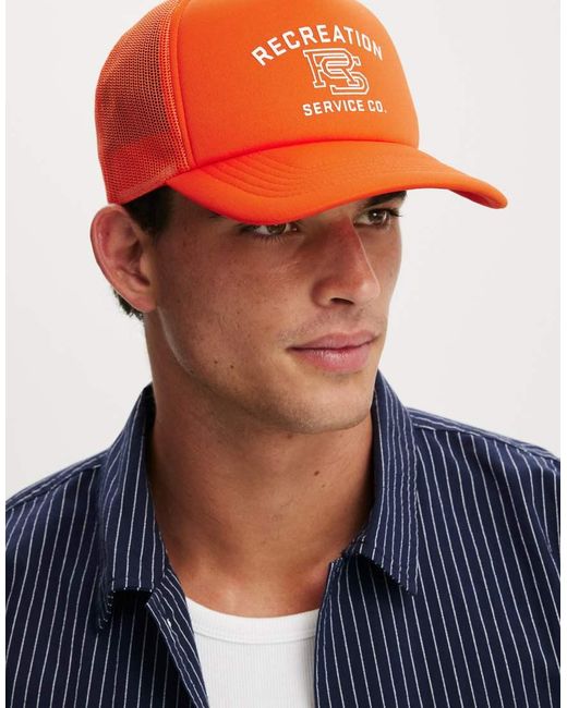 Cotton On Blue Trucker Hat for men
