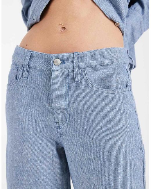 Gap Blue Co-ord Linen Mix Trouser