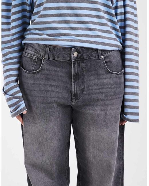 ONLY Blue Juicy High Waist Wide Leg Jeans