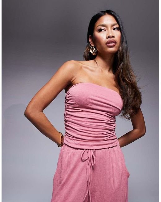 ASOS Bandeau Top in het Pink