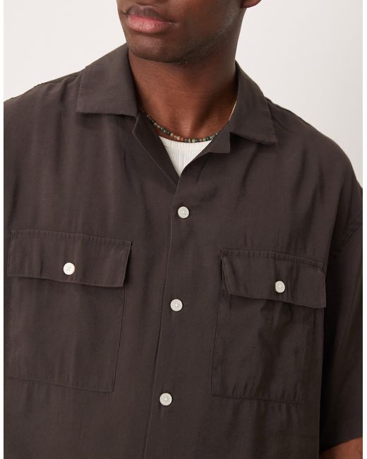 Mango – hemd in Brown für Herren