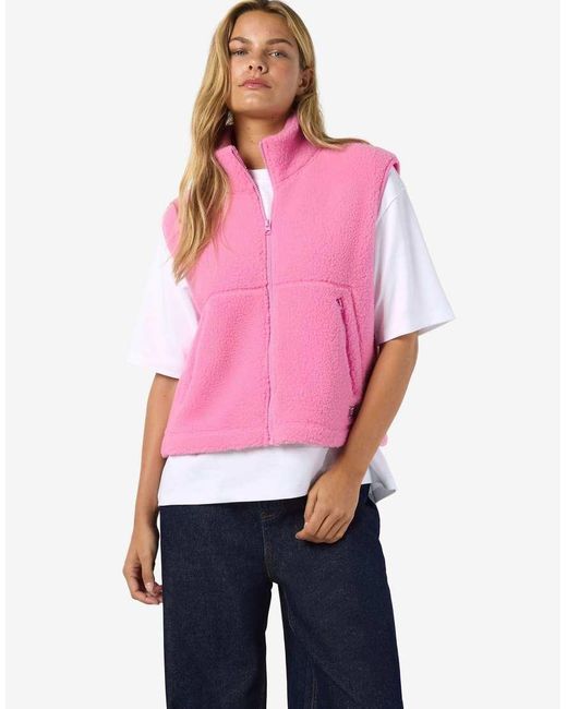 Noisy May Pink Gilet