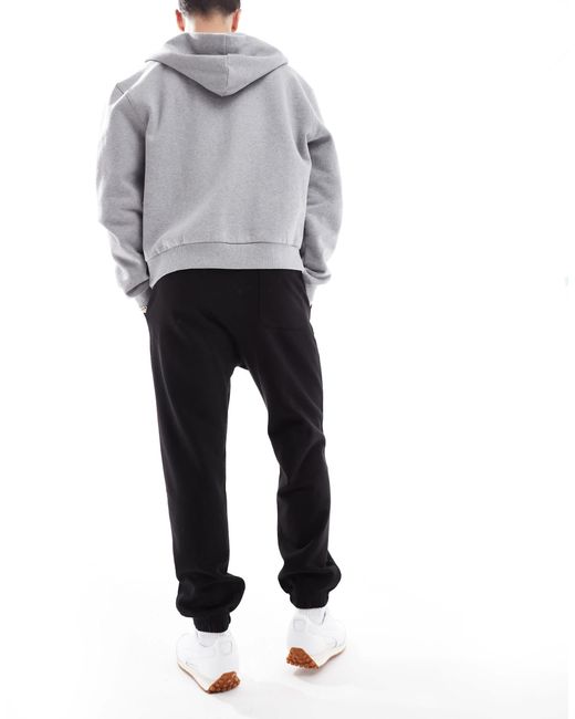 Jack & Jones Black Loose Fit jogger With Logo for men