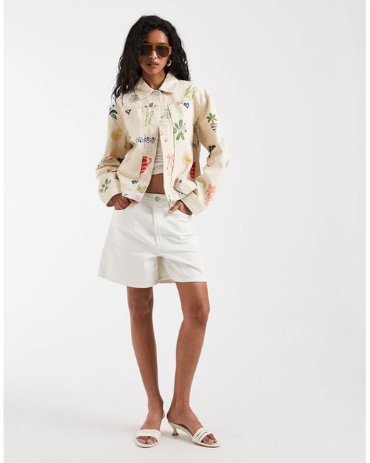 Object Natural Boxy Denim Jacket