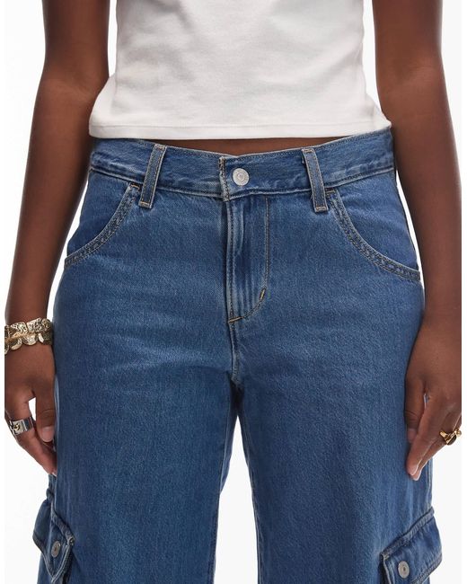 Levi's Blue – lockere cargo-jeans