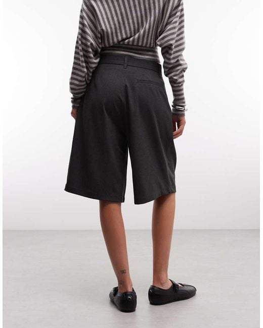 Collusion Gray Unisex Tailored Jort