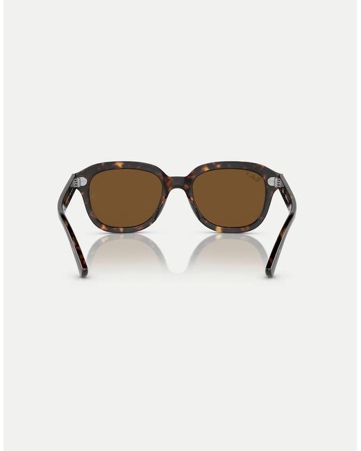 Ray-Ban Natural Erik Square Polarised Sunglasses