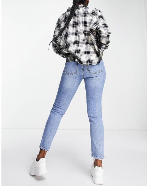 ONLY Blue Emily Straight Leg Jeans