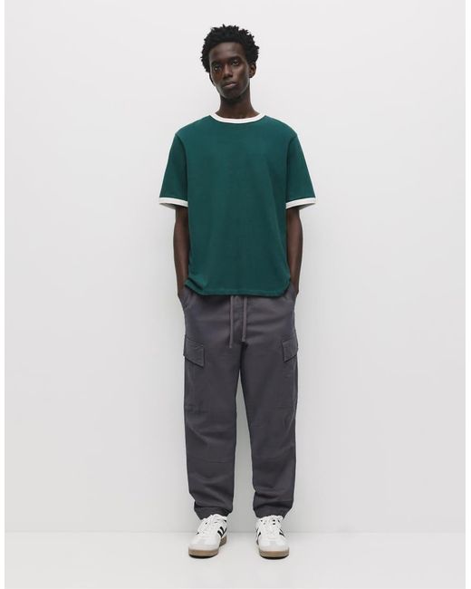 Pull&Bear Cargobroek in het Green voor heren
