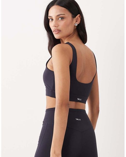 Tala Blue Dayflex Built-In Support Essential Square Neck Vest