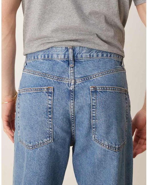 ASOS Blue baggy Jeans for men