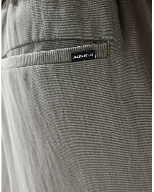 Jack & Jones Green Lightweight Drawstring Trouser for men