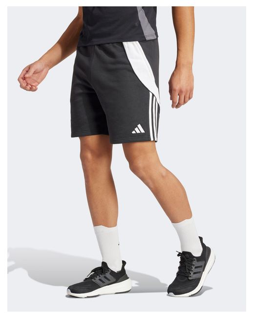 Adidas Originals Black Adidas Tiro 24 Sweat Shorts for men