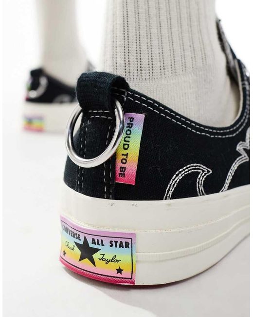 Converse Black Chuck 70 Ox Trainers