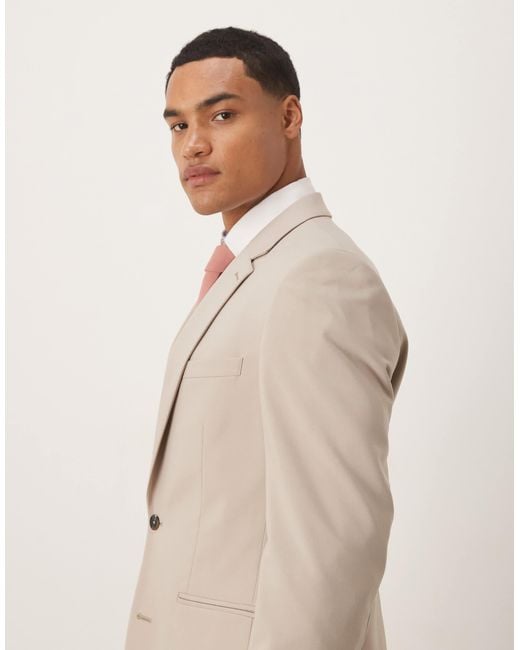 ASOS Natural Skinny Suit Jacket for men