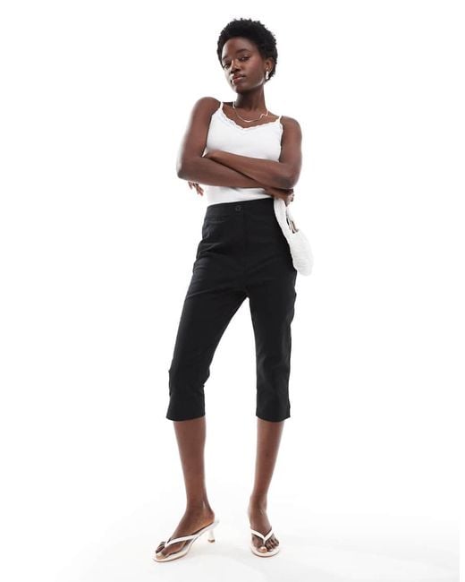 ASOS Black Capri Trousers