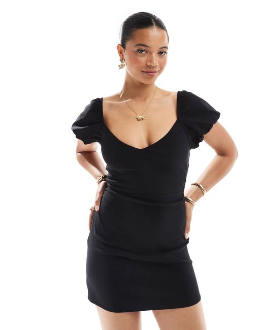 Stradivarius Black – minikleid