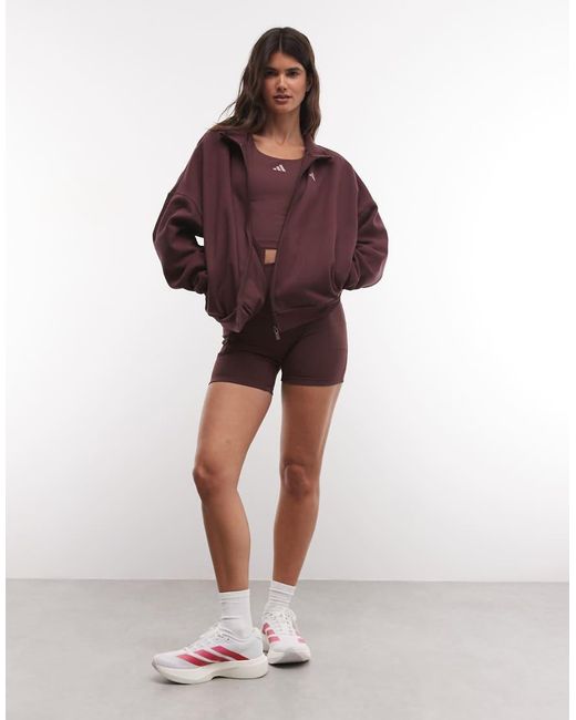 Adidas Originals Purple Three Stripes Studios Tracktop