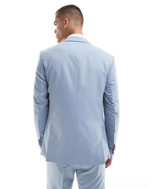 Jack & Jones Blue Slim Fit Suit Jacket for men