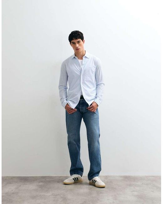 Boss Blue My Soft Slim Fit Shirt for men