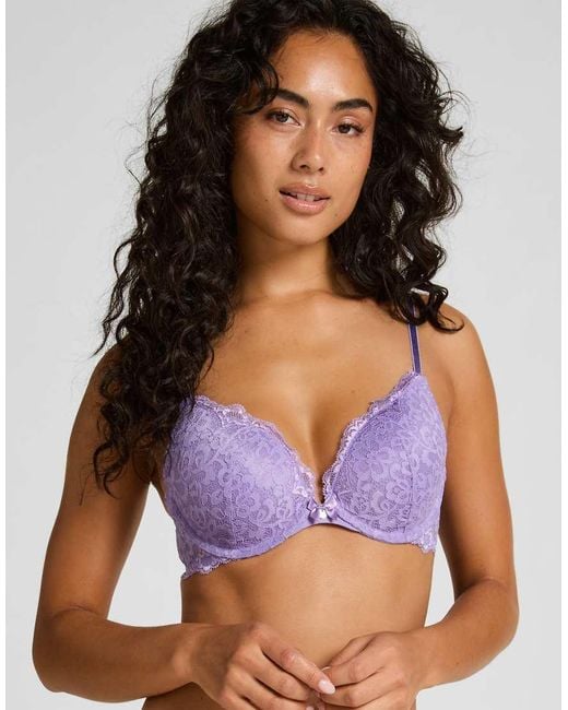 Hunkemöller Purple Marine Padded Push-Up Underwired Bra