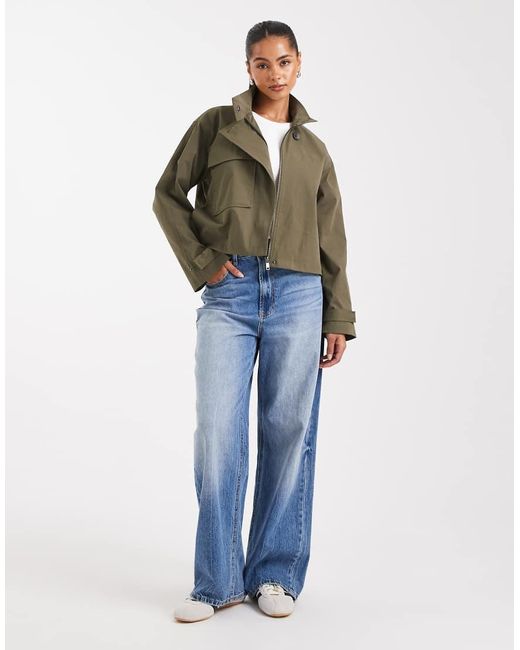 ONLY Green Asymetric Short Trench