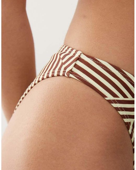 Reclaimed (vintage) Brown Hipster Bikini Bottom
