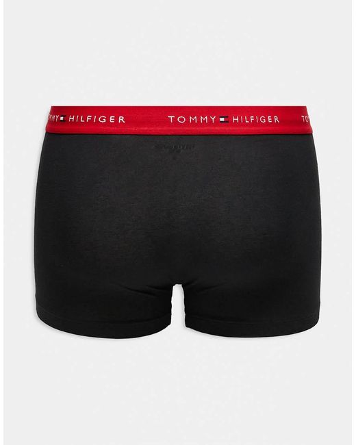 Tommy Hilfiger Signature Cotton Essentials in het Black voor heren