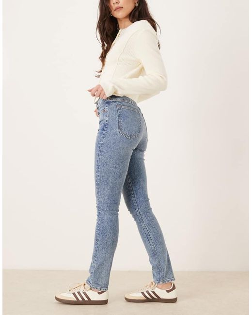 Abercrombie & Fitch Blue High Rise Skinny Jeans