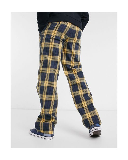 Dickies Cotton New Iberia Checked Pants 