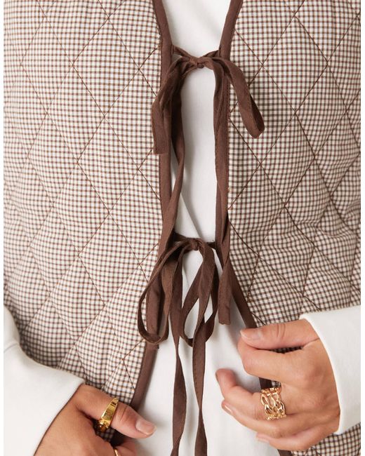 Glamorous Natural Quilted Vest