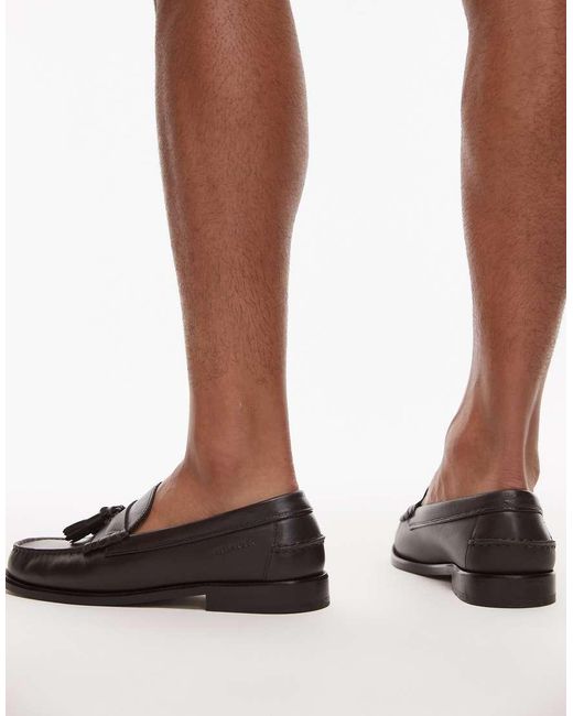Mocassini di Tommy Hilfiger in Brown da Uomo