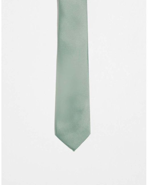 ASOS Green Satin Tie for men