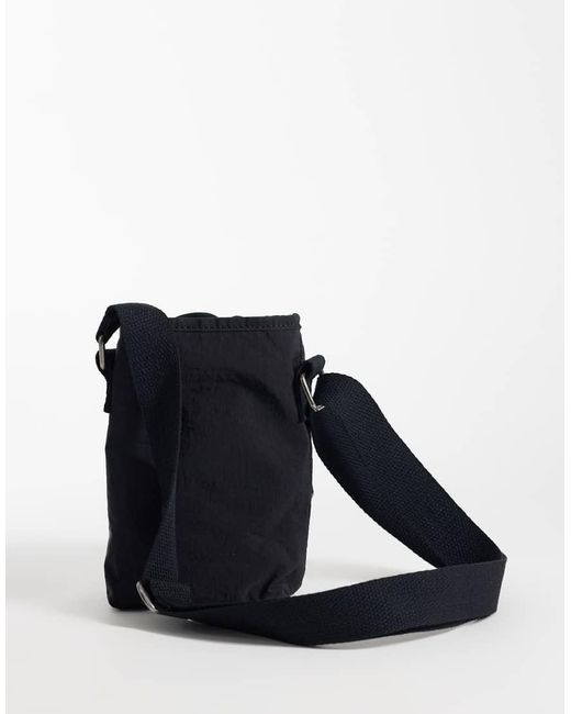 ASOS Black Water Bottle Nylon Crossbody for men