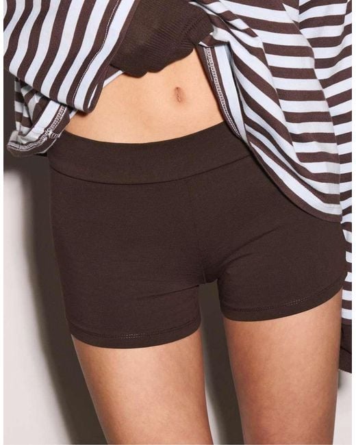 Stradivarius Pink Mini Shorts