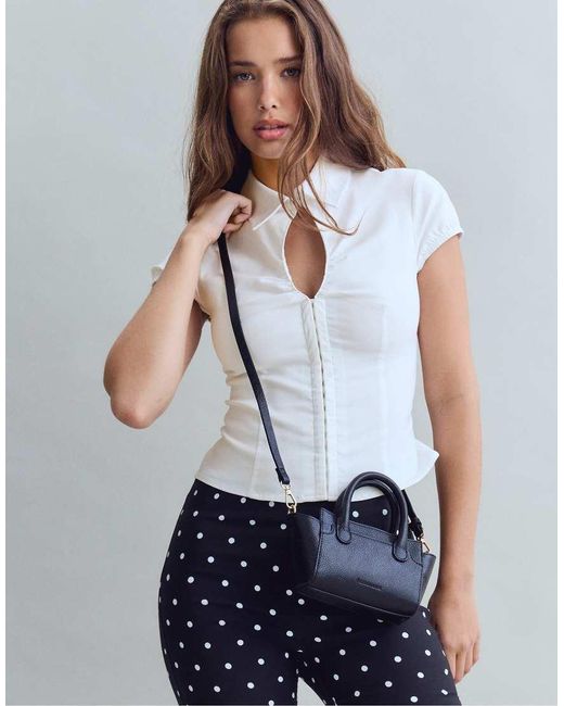 Stradivarius Black Mini Crossbody Bag