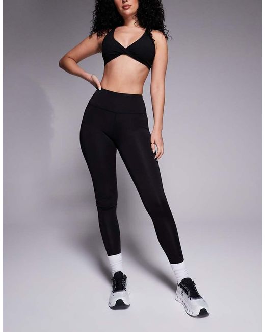 4505 Black Hourglass Icon Active Bum Sculpt High Waist Gym legging With Inner Pocket