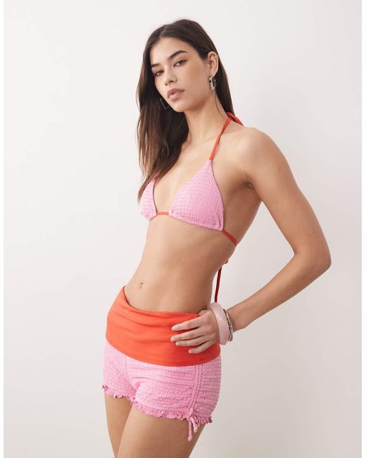 Dippin' Daisy's Red Mini Beach Shorts