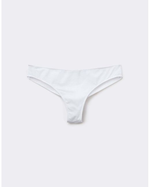 Tezenis White Microfibre Brazilian Briefs