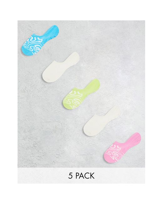 Monki White 5 Pack Invisible Stock