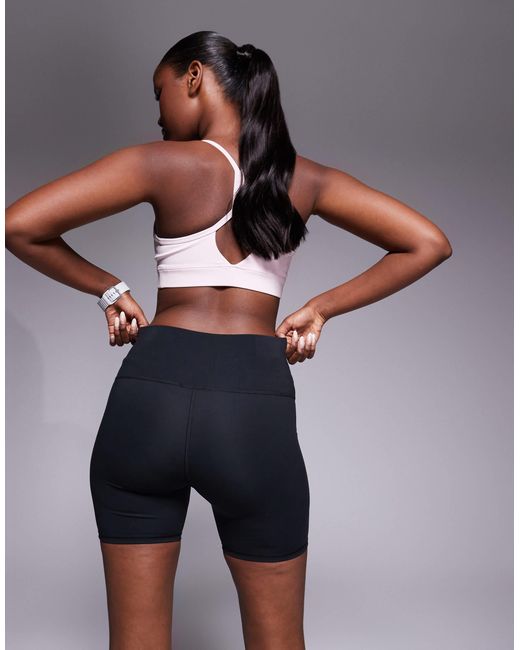 Harmony - short à taille haute New Balance en coloris Blue