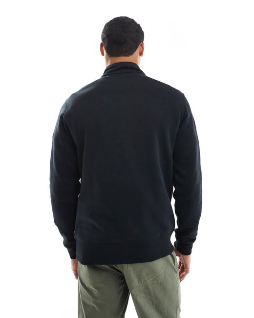 Only & Sons Black Half Zip Sweatshirt for men