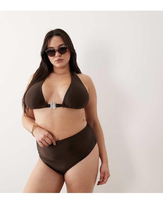 South Beach Multicolor High Waisted Bikini Bottoms