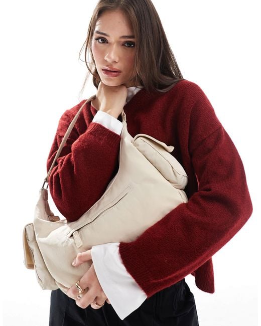 Cotton On Red Cotton On Izzy Underarm Bag